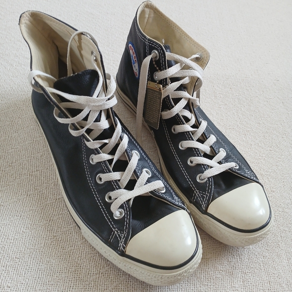 converse ♡ vintage leather high tops y2k - Picture 4 of 12